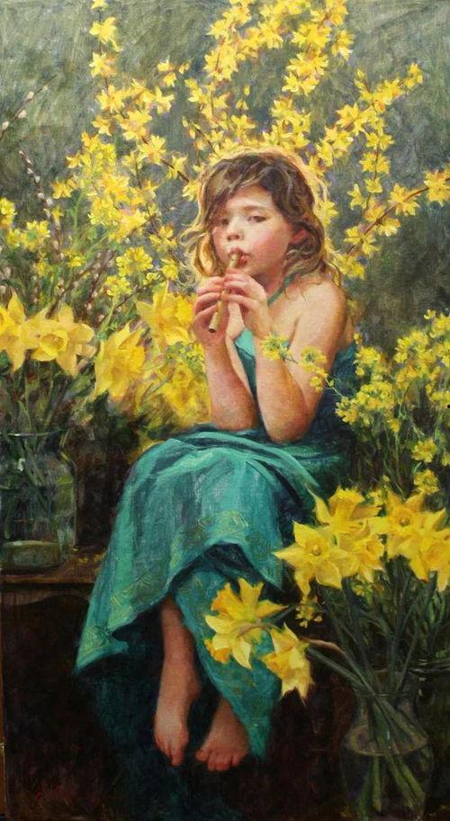 吃瓜女画家,描绘生活中的酸甜苦辣