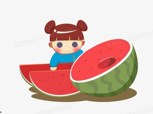 吃瓜的视频素材,视频素材中的趣味生活瞬间