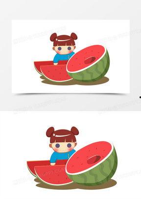 吃瓜的视频素材,视频素材中的趣味生活瞬间