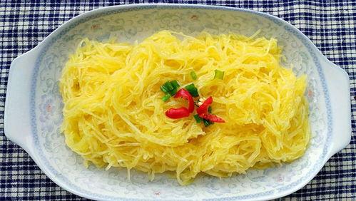 金丝绞瓜熟吃,传统美食的时尚演绎